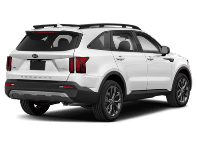 2021 Kia Sorento — rear three-quarter view