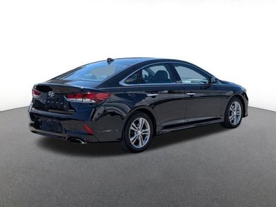 2018 Hyundai Sonata — rear three-quarter view