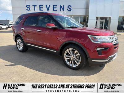 2019 Ford Explorer — rear three-quarter view