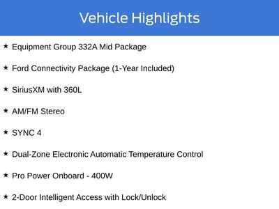 2026 Ford Bronco — interior view