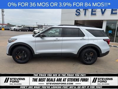 2026 Ford Explorer — rear three-quarter view