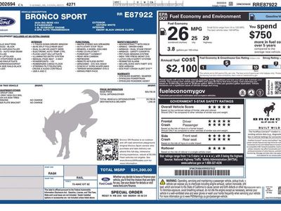 2024 Ford Bronco Sport — detail view