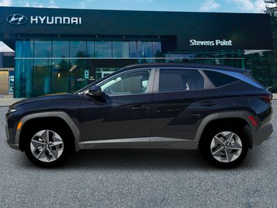 2026 Hyundai Tucson Hybrid — rear three-quarter view