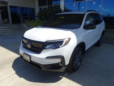 2022 Honda Pilot — rear three-quarter view