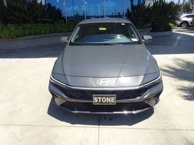 2025 Hyundai Elantra Hybrid — side profile view
