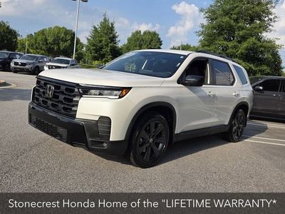 2026 Honda Pilot — rear three-quarter view