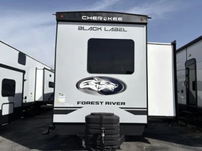 2026 Forest River Cherokee Timberwolf Black Label — rear three-quarter view