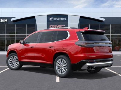 2026 GMC Acadia — rear three-quarter view