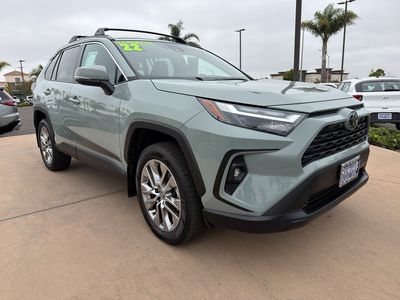 2022 Toyota RAV4 — rear three-quarter view