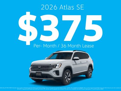 2026 Volkswagen Atlas — rear three-quarter view