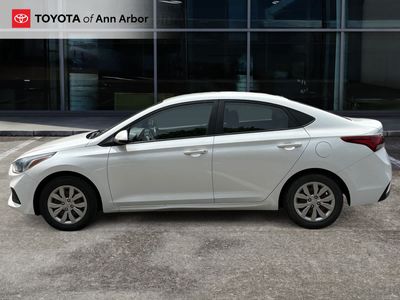 2018 Hyundai Accent — rear three-quarter view