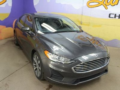 2019 Ford Fusion — rear three-quarter view