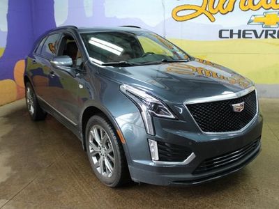 2021 Cadillac XT5 — rear three-quarter view