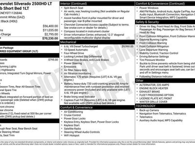 2026 Chevrolet Silverado 2500 HD — interior view