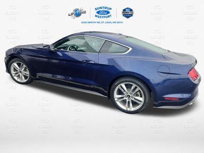 2018 Ford Mustang — rear three-quarter view