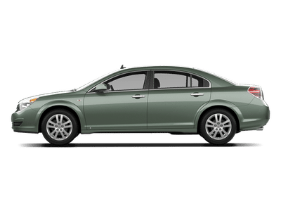 2009 Saturn Aura — rear three-quarter view