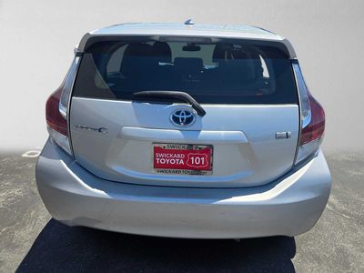 2016 Toyota Prius c — interior view