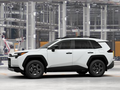 2026 Toyota RAV4 — rear three-quarter view