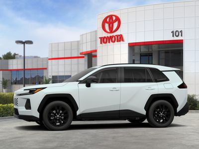 2026 Toyota RAV4 — rear three-quarter view