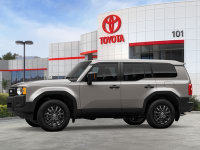 2027 Toyota Land Cruiser — rear three-quarter view