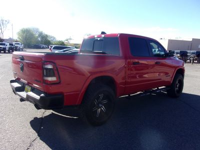 2021 RAM 1500 — rear three-quarter view
