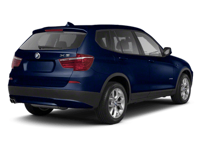 2013 BMW X3 — rear three-quarter view