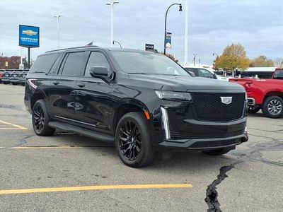2021 Cadillac Escalade ESV — rear three-quarter view
