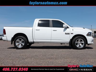 2018 RAM 1500 — rear three-quarter view