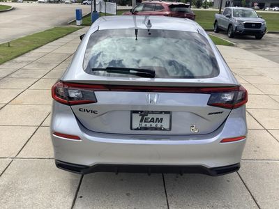 2026 Honda Civic Hatchback — rear three-quarter view