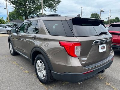 2021 Ford Explorer — rear three-quarter view