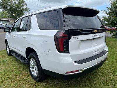 2025 Chevrolet Tahoe — rear three-quarter view