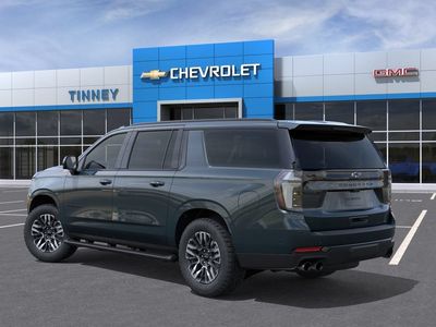 2026 Chevrolet Suburban — rear three-quarter view