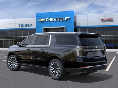 2026 Chevrolet Suburban — rear three-quarter view
