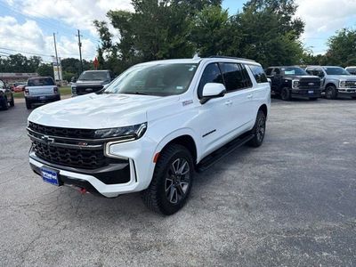 2021 Chevrolet Suburban — rear three-quarter view