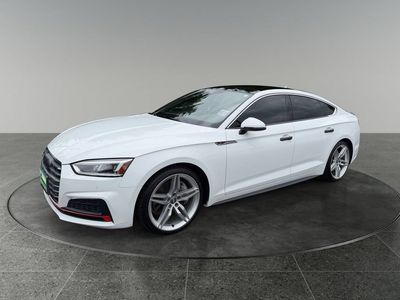 2018 Audi A5 — rear three-quarter view