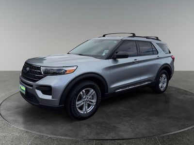 2022 Ford Explorer — rear three-quarter view