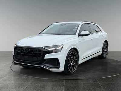 2021 Audi Q8 — rear three-quarter view