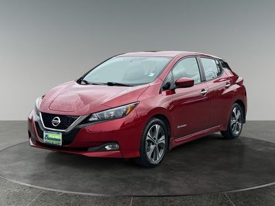 2019 Nissan Leaf — rear three-quarter view