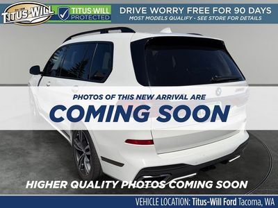 2022 BMW X7 — rear three-quarter view