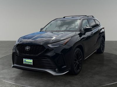 2023 Toyota Highlander — rear three-quarter view