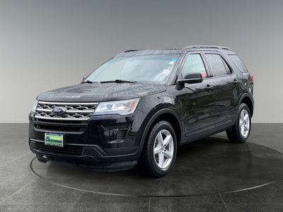2018 Ford Explorer — rear three-quarter view