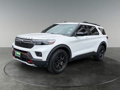 2023 Ford Explorer — rear three-quarter view