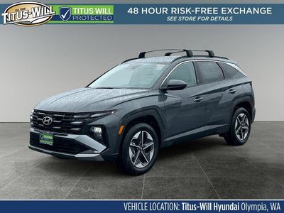 2026 Hyundai TUCSON — rear three-quarter view