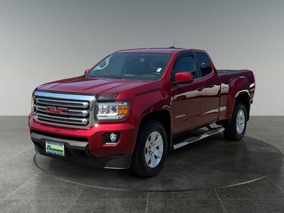 2017 GMC Canyon — rear three-quarter view