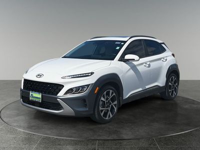 2022 Hyundai Kona — rear three-quarter view