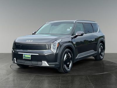2024 Kia EV9 — rear three-quarter view