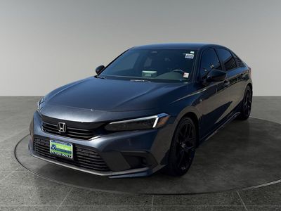 2024 Honda Civic — rear three-quarter view