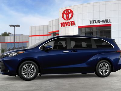 2026 Toyota Sienna — rear three-quarter view