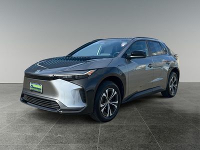 2023 Toyota bZ4X — rear three-quarter view
