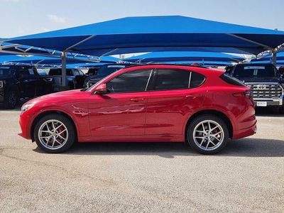 2020 Alfa Romeo Stelvio — rear three-quarter view